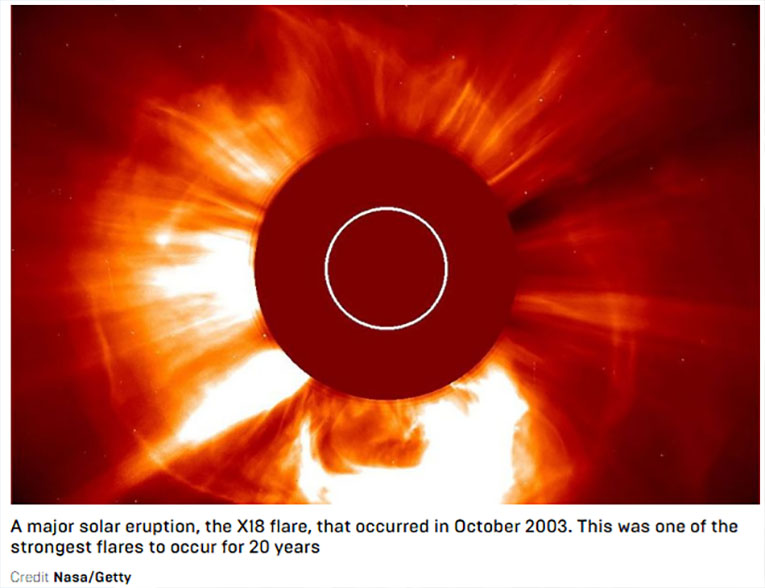 In 1770, a huge solar storm turned the skies of Asia red for two weeks ...