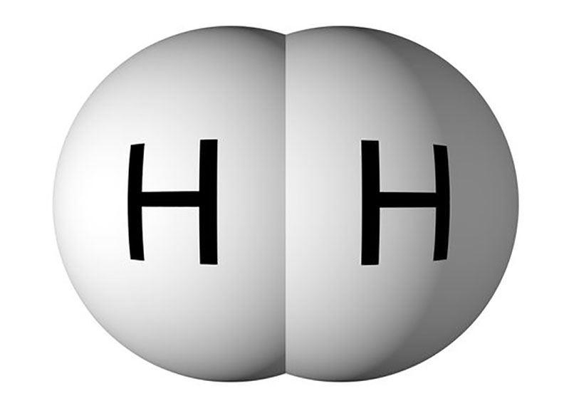 Молекула водорода рисунок