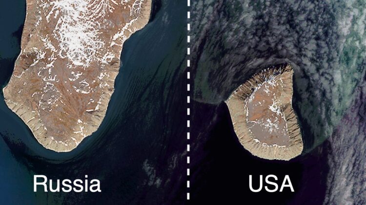 Two Islands Three Miles Apart Separated By An Entire Time Zone   Diomede Islands 