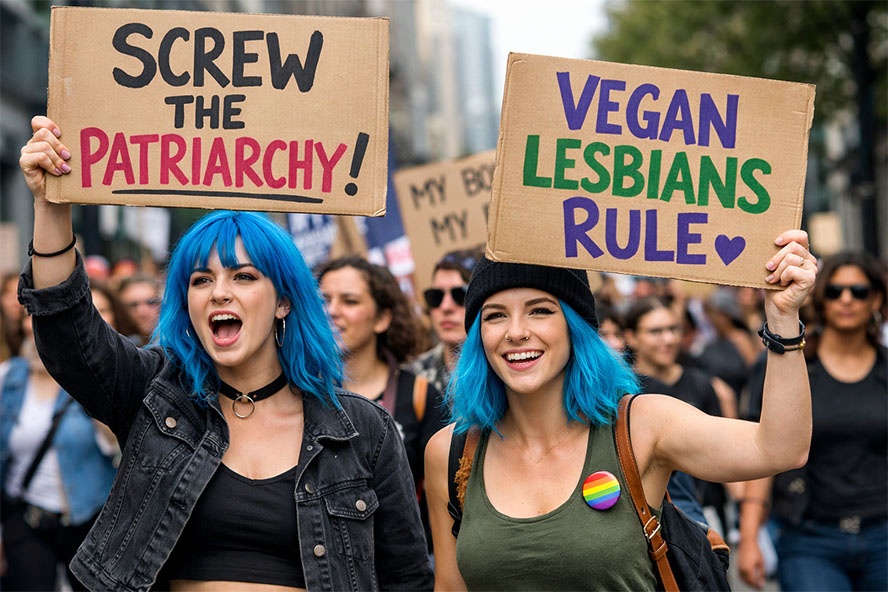 Study: That blue hair likely signals her depression and volatility | Principia Scientific, Intl.