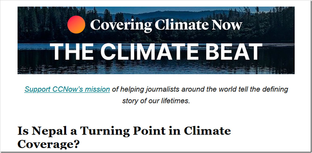 CCN Celebrate Media Lies About Nepal Floods